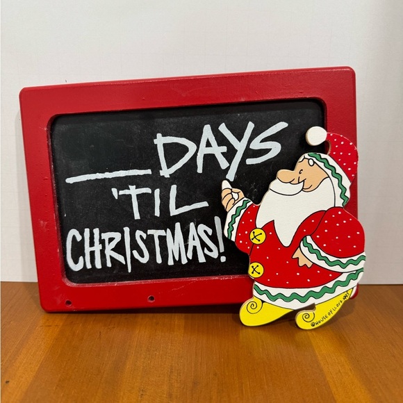 Vintage 1995 days till Christmas sign - Picture 4 of 8